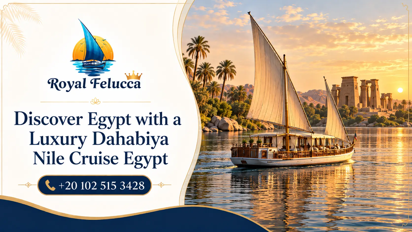 Discover Egypt with a Luxury Dahabiya Nile Cruise Egypt