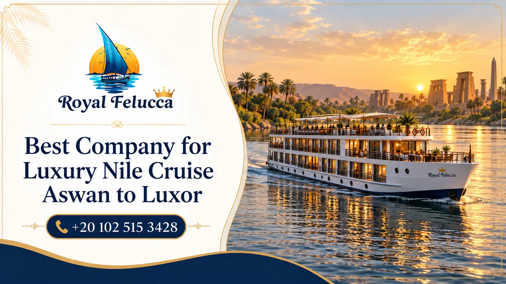 Best Company for Luxury Nile Cruise Aswan to Luxor